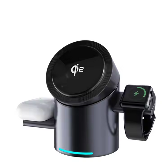 15W 3 In  Magnetic Autorotation AI Wireless Charger For iPhone
